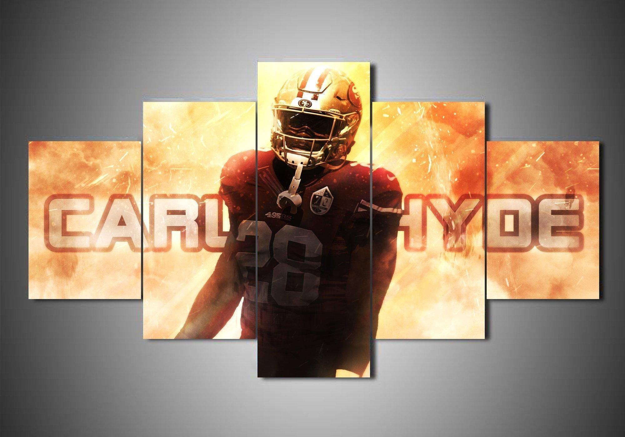 San Francisco 49ers Solomon Thomas – Stimmungsvolles Leinwandbild für Football-Fans