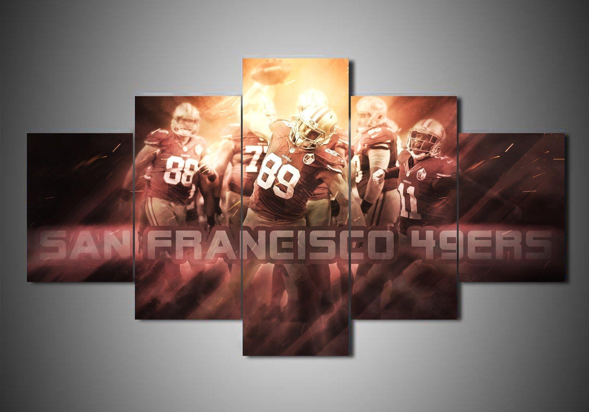 San Francisco 49ers Team Leinwandbild Kunstdrucke