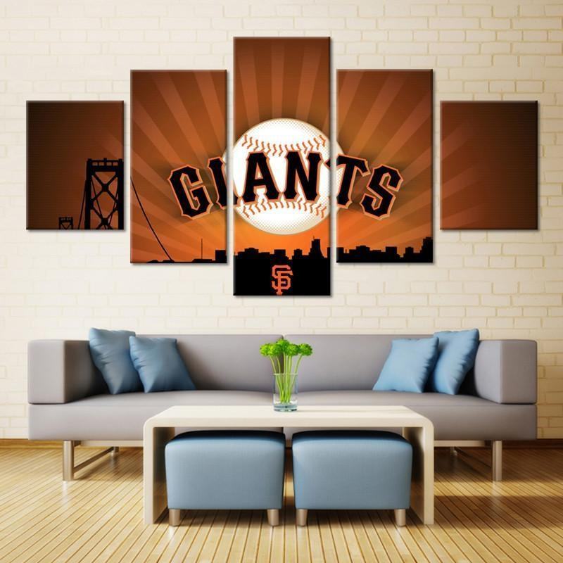 San Francisco Giants Baseball Team Leinwandbild Kunstdrucke