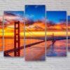 san francisco golden gate bridge nature leinwandbilder kunstdrucke rahmen 8016