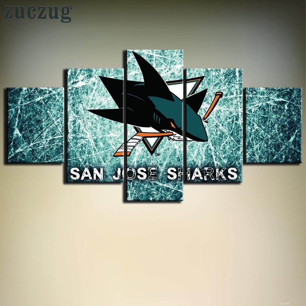 San Jose Sharks NHL Team Leinwandbild Kunstdrucke