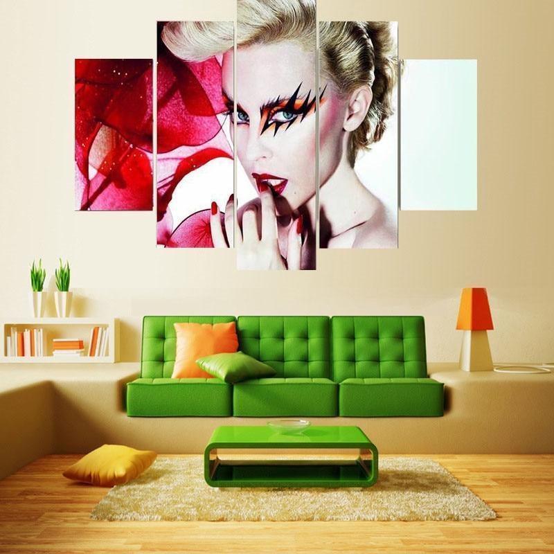 Schne Frau 1 Schnheit Leinwandbilder Kunstdrucke Rahmen