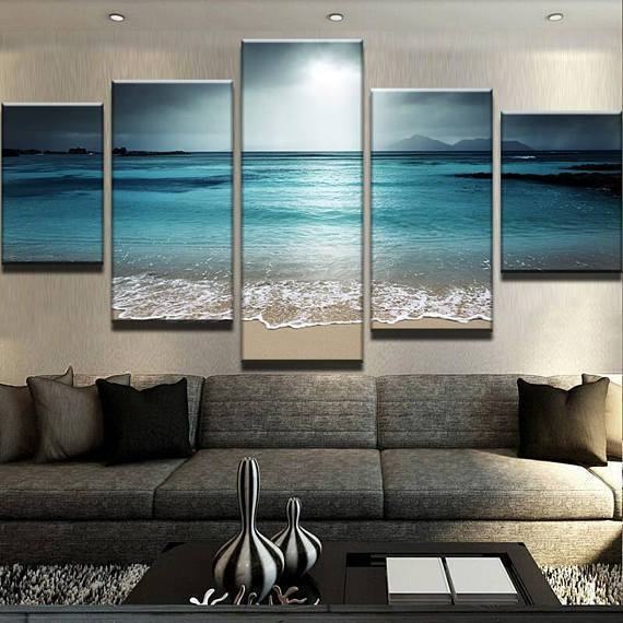Seascape Ocean Nature Leinwandbilder Kunstdrucke Rahmen