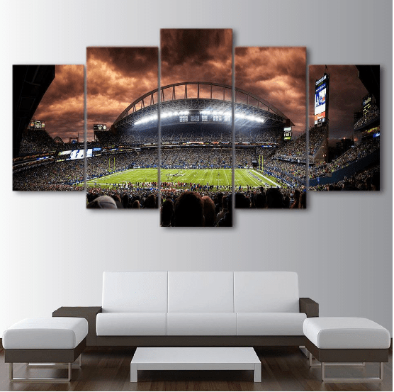 Seattle Seahawks Stadium Sport Leinwandbilder Kunstdrucke  