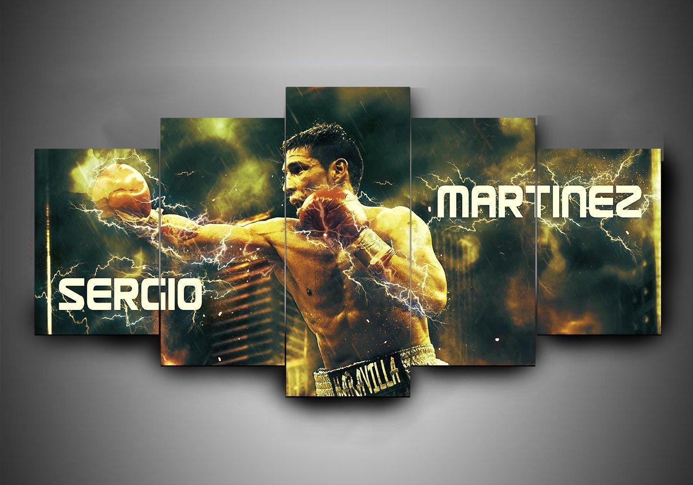 Sergio Martínez Boxen Leinwanddruck – Boxkunst für Fans