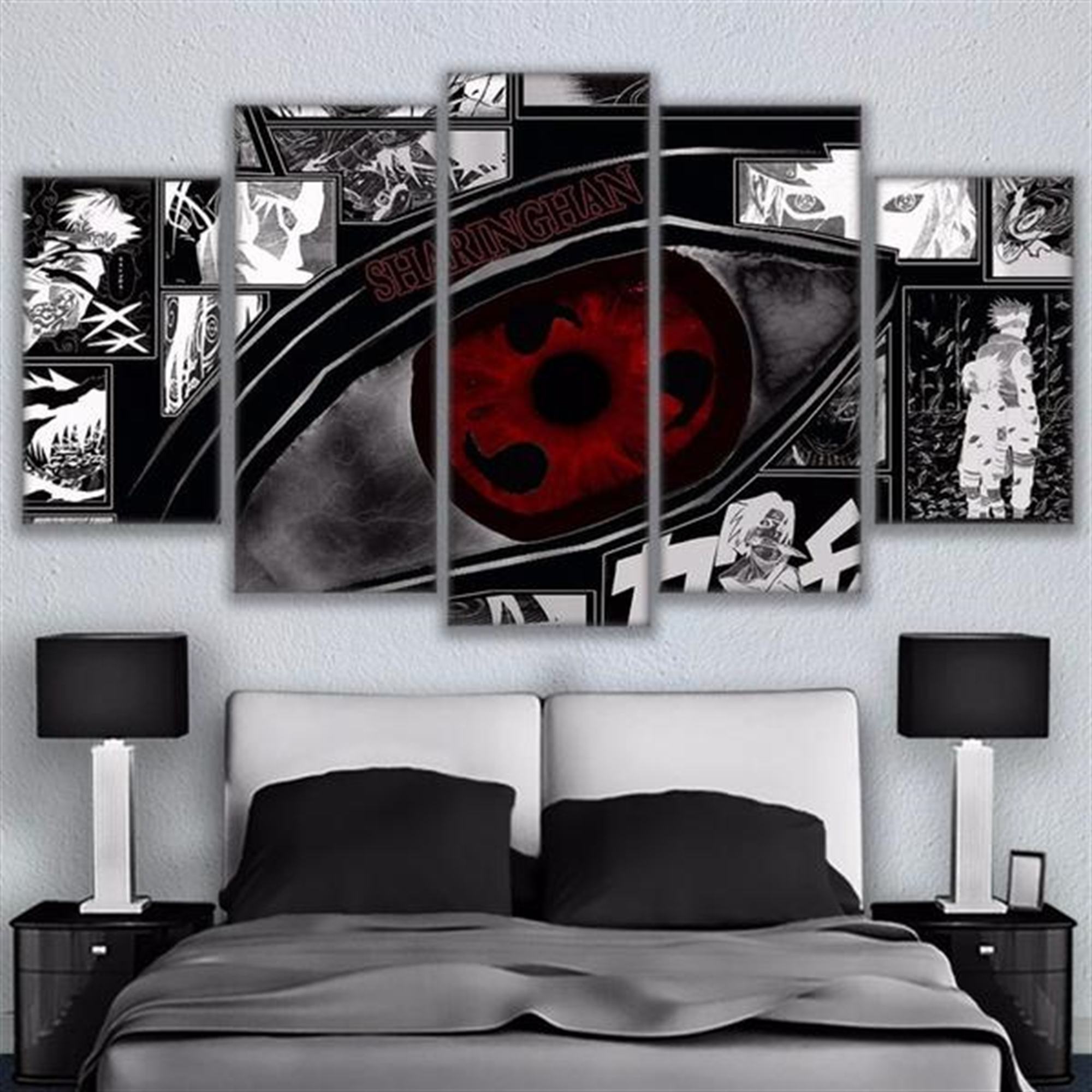 Sharingan Naruto Anime Leinwandbilder Kunstdrucke Rahmen