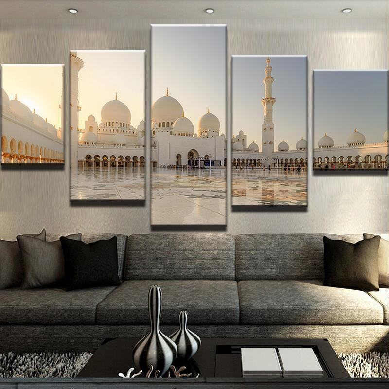 Sheikh Zayed Grand Mosque Nature Leinwandbilder Kunstdrucke  