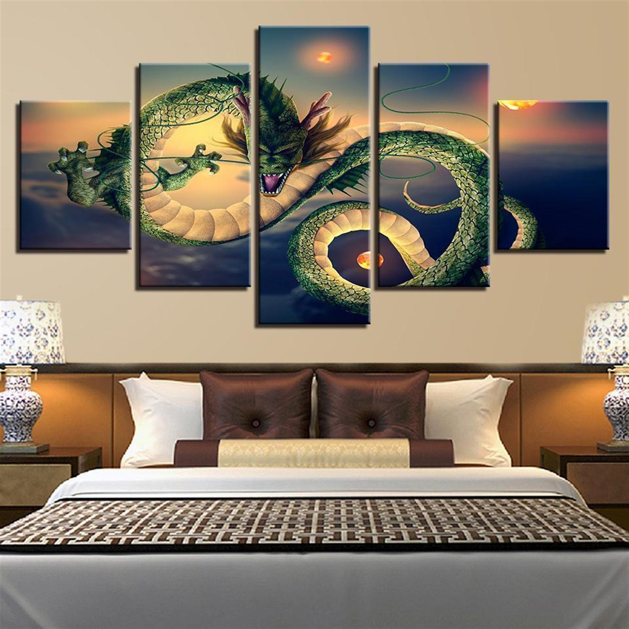 Shenlong Der Gott Von Dragon Ball: Anime Leinwandbilder Kunstdrucke Mit Rahmen
