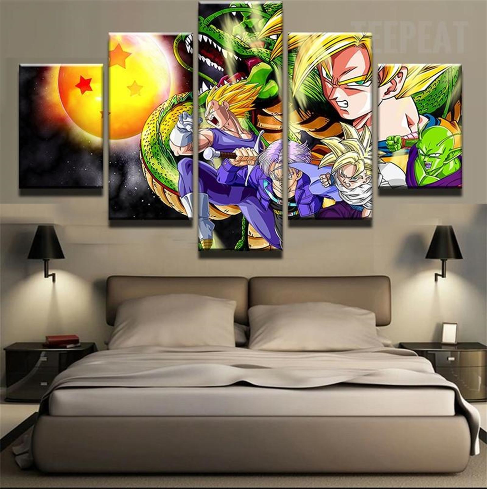 Shenron Dragon Ball Z: Anime Leinwandbilder Kunstdrucke Mit Rahmen