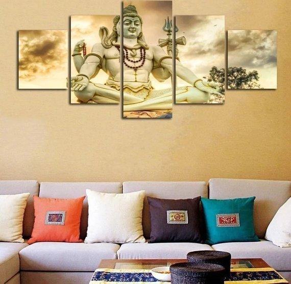 Shiva 17 Religion Leinwandbilder Kunstdrucke Rahmen