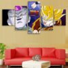 sieben dragon ball figuren 1 anime leinwandbilder kunstdrucke mit rahmen 8875