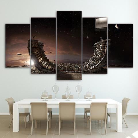 Skateboard Arena Leinwanddruck – Sportkunst für Skateboard-Fans