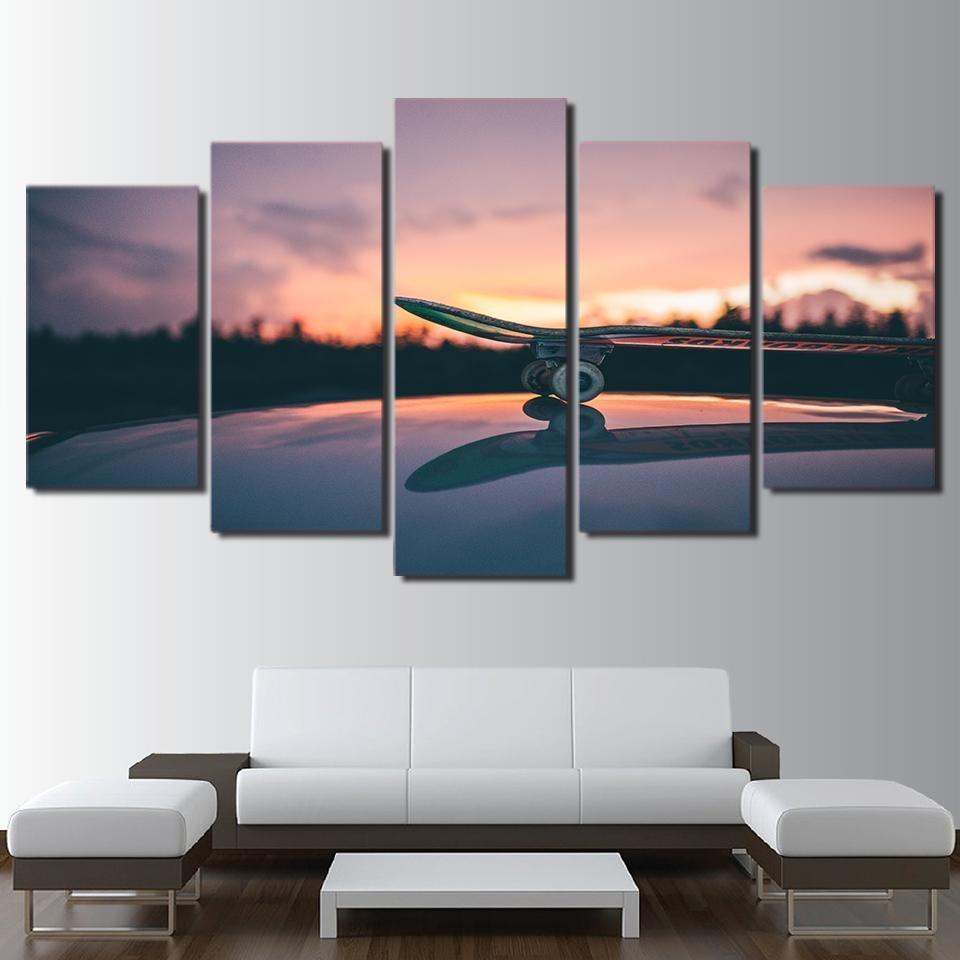 Skateboarding 10 Leinwandbild Kunstdrucke