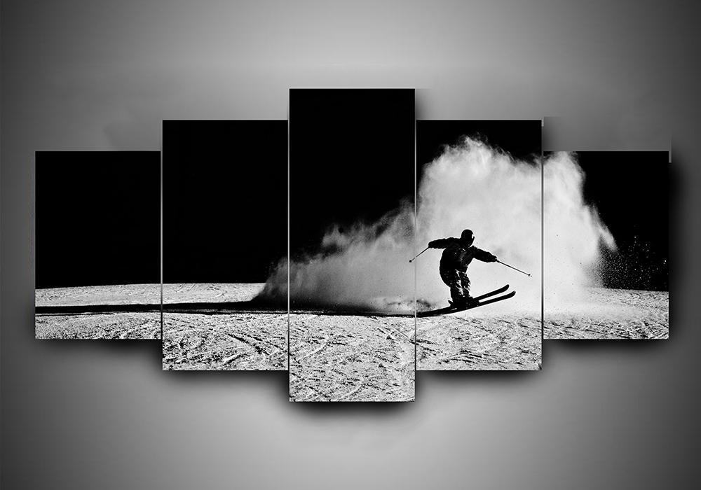 Skiing 2 Sport Leinwandbilder Kunstdrucke  