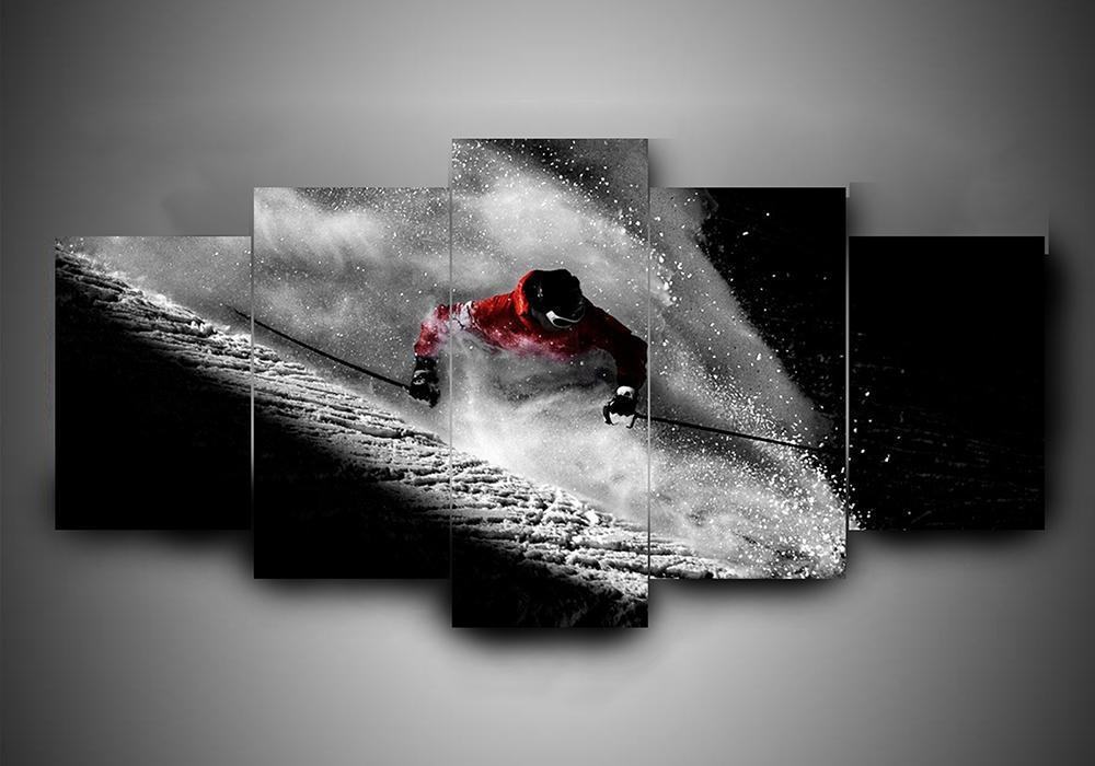 Skiing Sport Leinwandbilder Kunstdrucke  