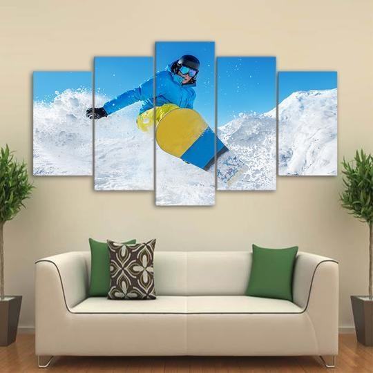 Snowboarding Leinwandbild Kunstdrucke