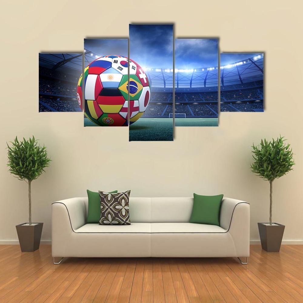 Soccer Football Abstract Leinwandbild Kunstdrucke