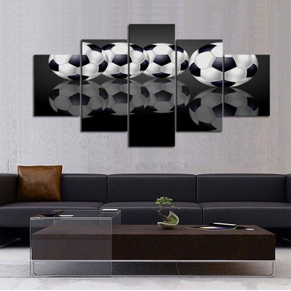 Soccer Football Ball Leinwandbild Kunstdrucke