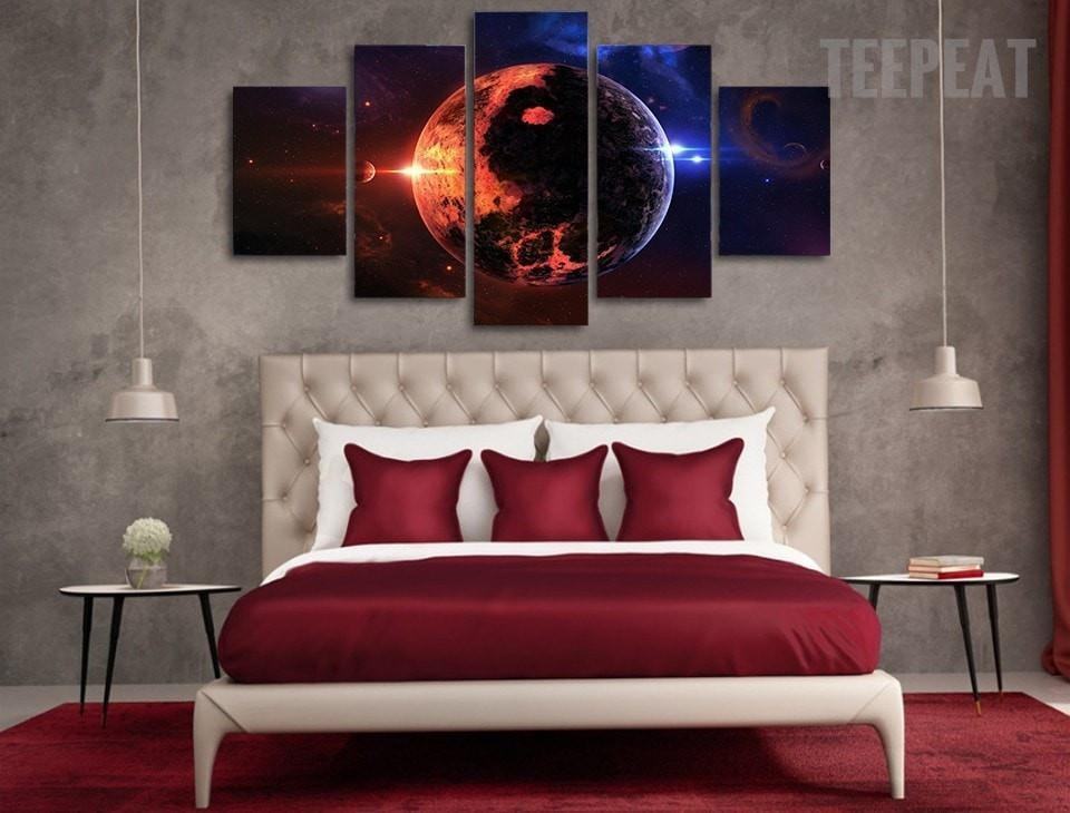 Space And Planet Abstract Leinwandbilder Kunstdrucke  