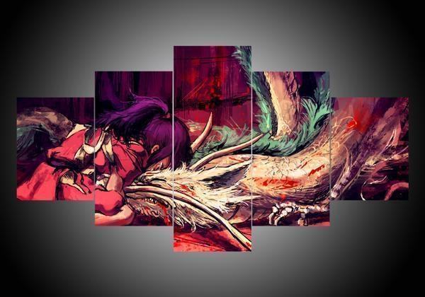 Spirited Away Anime Leinwandbilder Kunstdrucke Rahmen