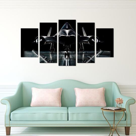 Sr 71 Blackbird Aircraft Leinwandbilder Kunstdrucke   