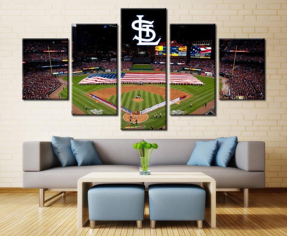 St Louis Cardinals Stadium Mlb Baseball Leinwandbilder Kunstdrucke Rahmen