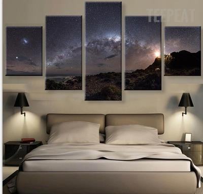 Stars Of The Milky Way Galaxy Space Universe Leinwandbilder Kunstdrucke  