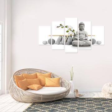 Stone Buddha 2 Religion Leinwandbilder Kunstdrucke Rahmen