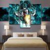 super goku und vegeta dragon balls anime leinwandbilder kunstdrucke mit rahmen 6817