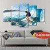 Surfer Beach - Wellenreiten Sport Leinwandbilder Kunstdrucke
