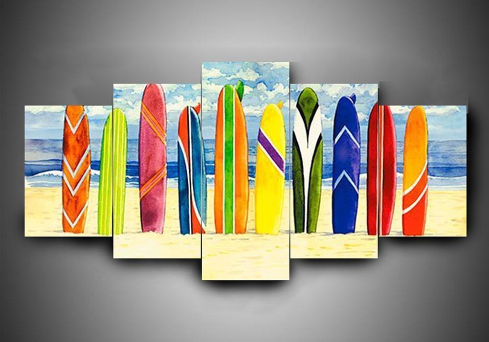 Surfing Highlights 2 - Dynamische Sport Leinwandbilder Kunstdrucke