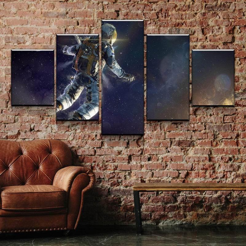 Surrealer Astronaut Leinwandbilder Kunstdrucke Rahmen