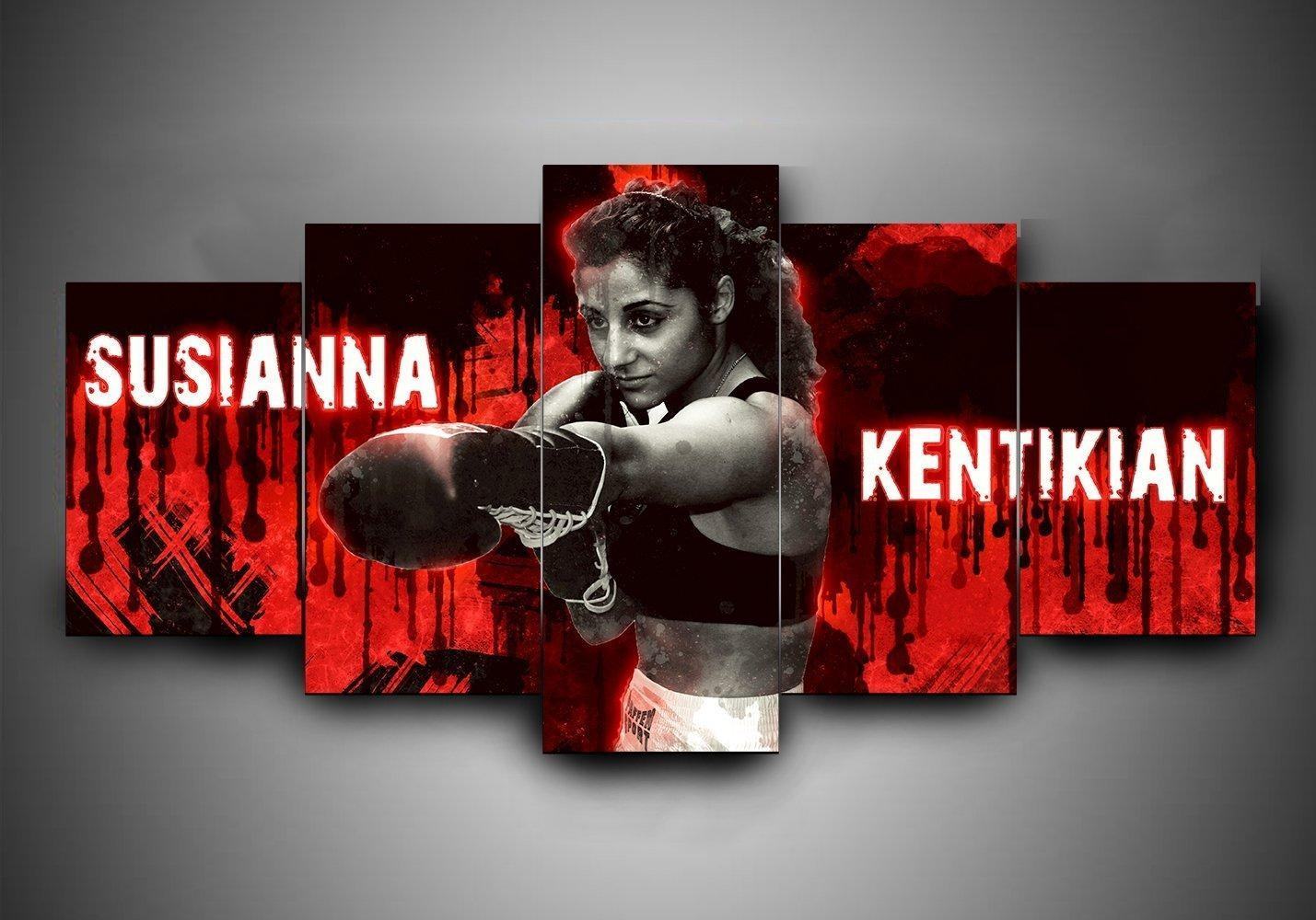Susianna Kentikian Boxen Leinwanddruck – Boxweltmeister Kunstwerk