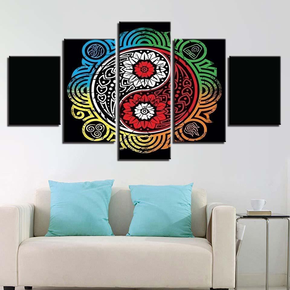 Tabloid Map Elements Religion Leinwandbilder Kunstdrucke Rahmen