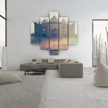 Taj Mahal Mosque Religion Leinwandbilder Kunstdrucke Rahmen