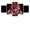 tampa bay buccaneers handschuh prägnante sport leinwandbilder kunstdrucke 1711
