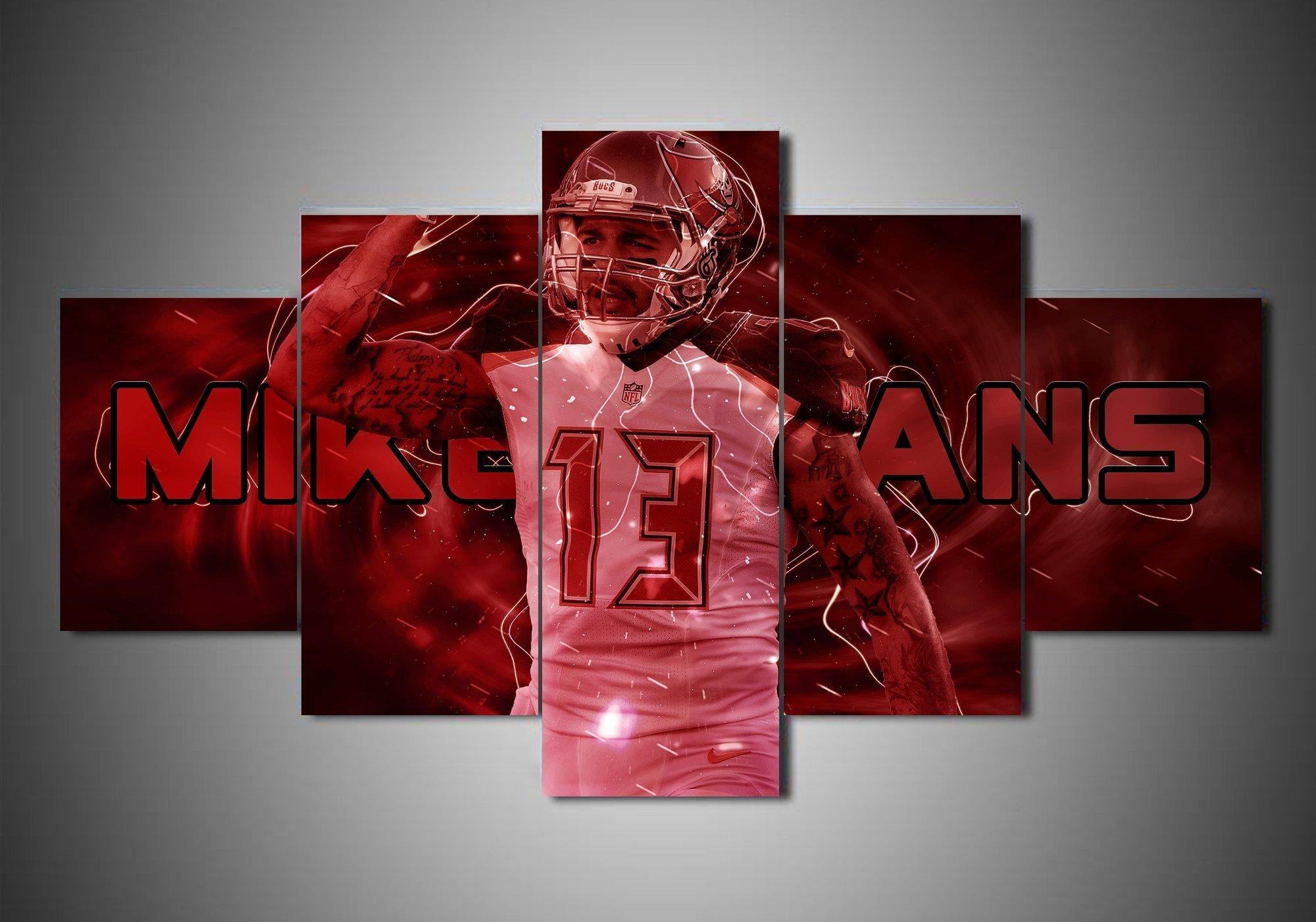 Tampa Bay Buccaneers Mike Evans - Dynamische Sport Leinwandbilder Kunstdrucke