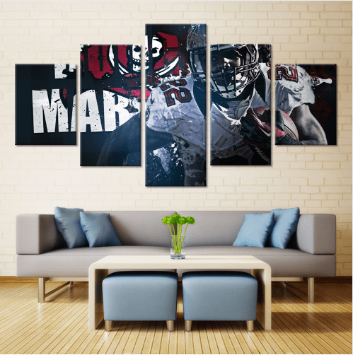 Tampa Bay Buccaneers Spieler - Fokussierte Sport Leinwandbilder Kunstdrucke