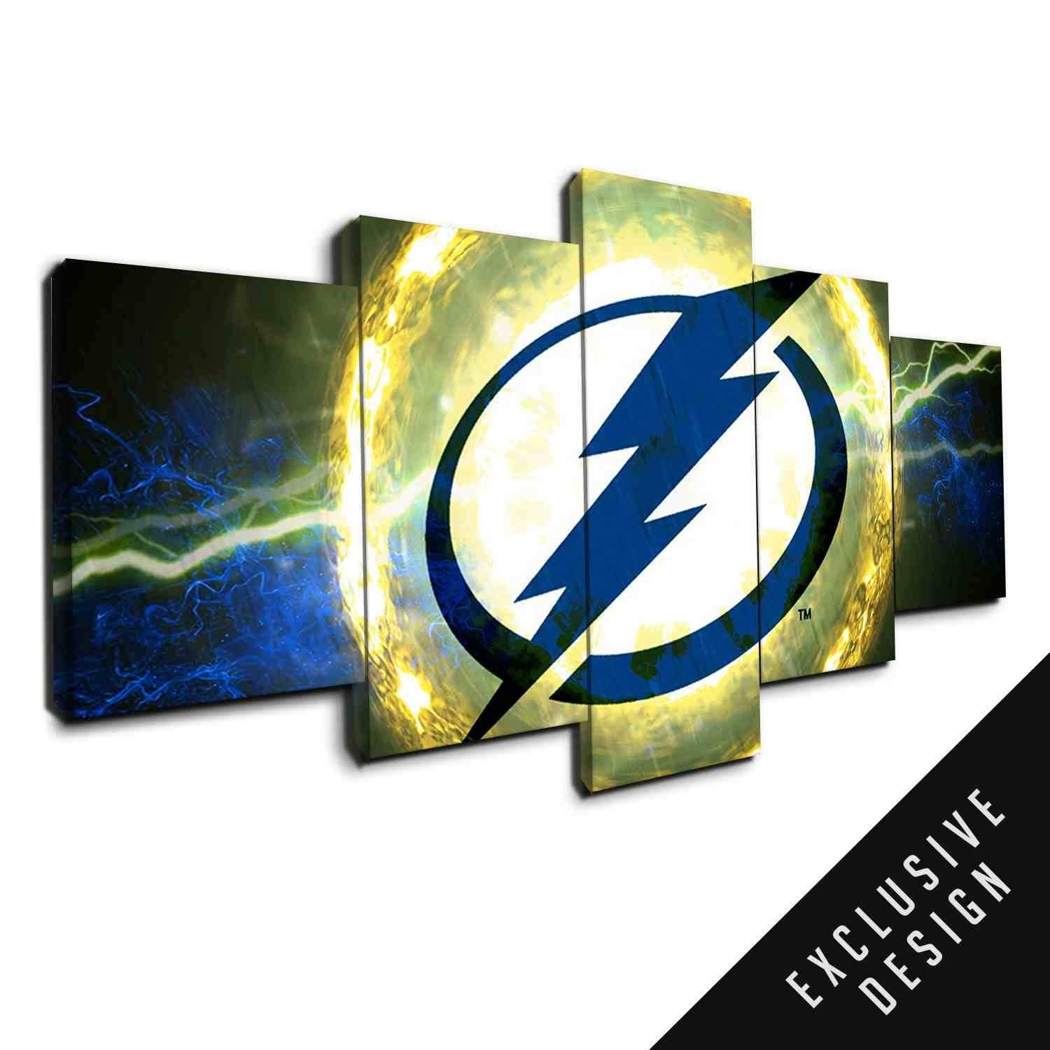 Tampa Bay Lightning NHL Team - Energische Sport Leinwandbilder Kunstdrucke