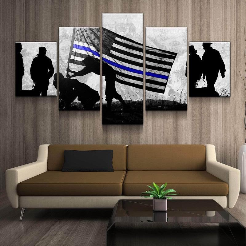 Tbl Flagge Leinwandbilder Kunstdrucke Rahmen