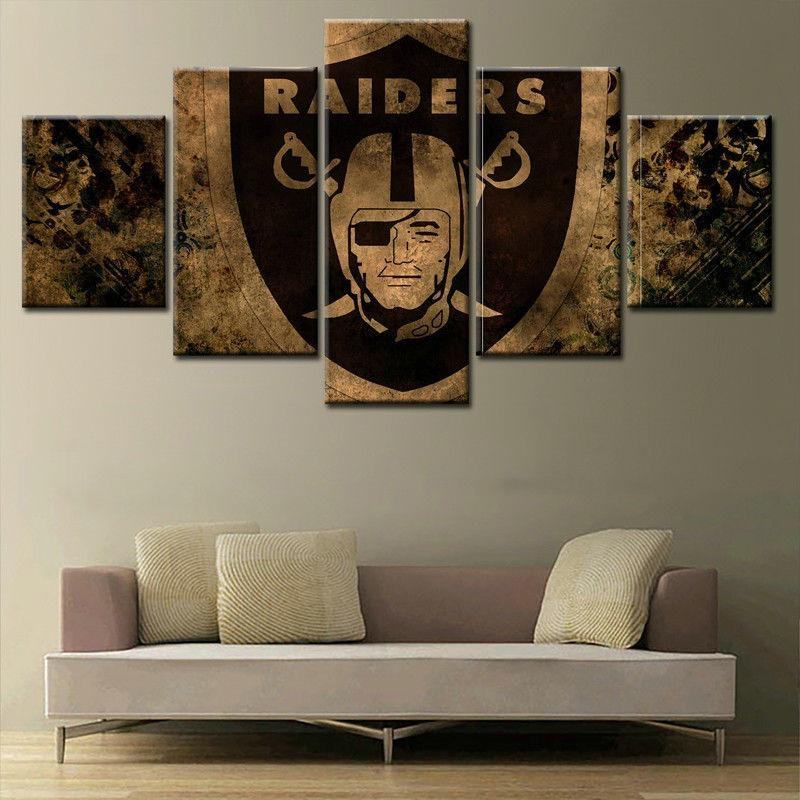 Team Oakland Raider - Legendäre Sport Leinwandbilder Kunstdrucke