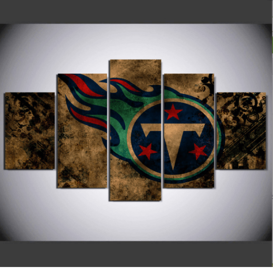 Tennessee Titans 1 - Kraftvolle Sport Leinwandbilder Kunstdrucke