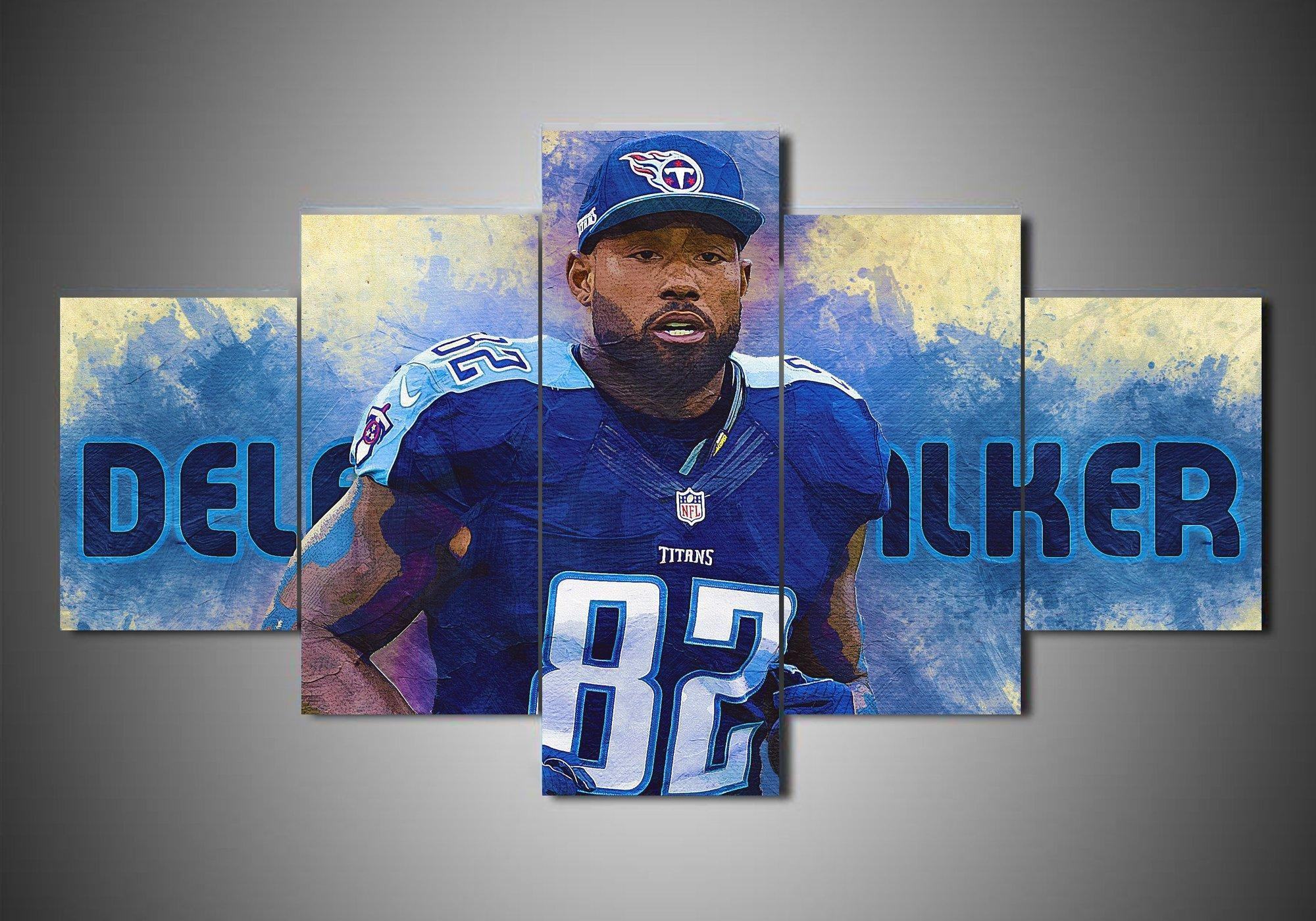 Tennessee Titans Delanie Walker - Bewegende Sport Leinwandbilder Kunstdrucke