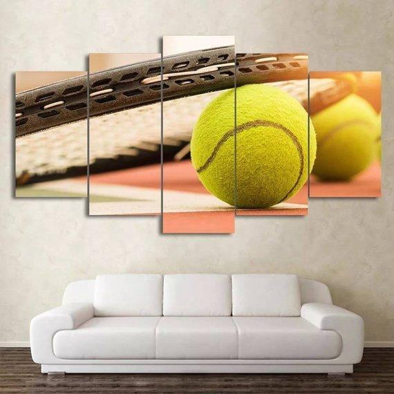 Tennis Geschenk - Perfekte Sport Leinwandbilder Kunstdrucke