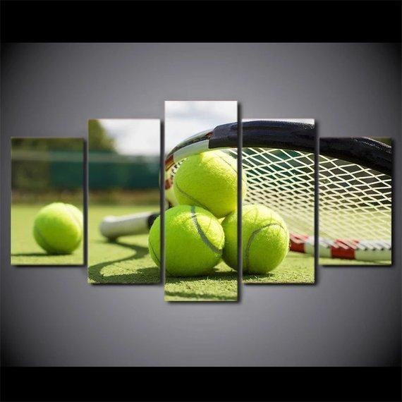 Tennis Highlights - Energiegeladene Sport Leinwandbilder Kunstdrucke