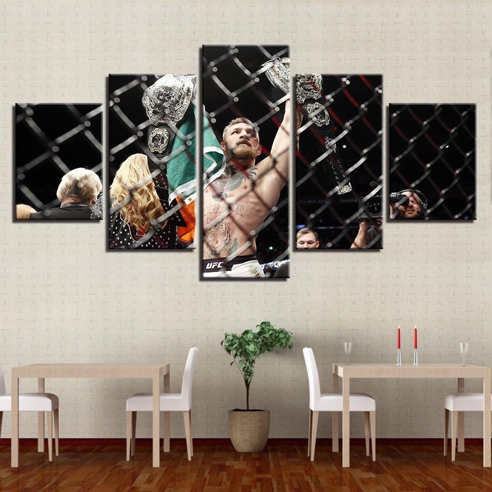 The Champion Conor Mcgregor Celebrity Leinwandbilder Kunstdrucke Rahmen