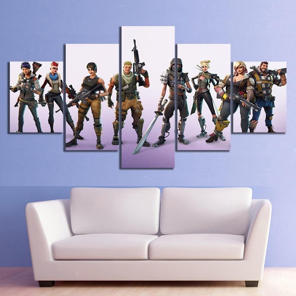 The Characters Fortnite Gaming Leinwandbilder Kunstdrucke  