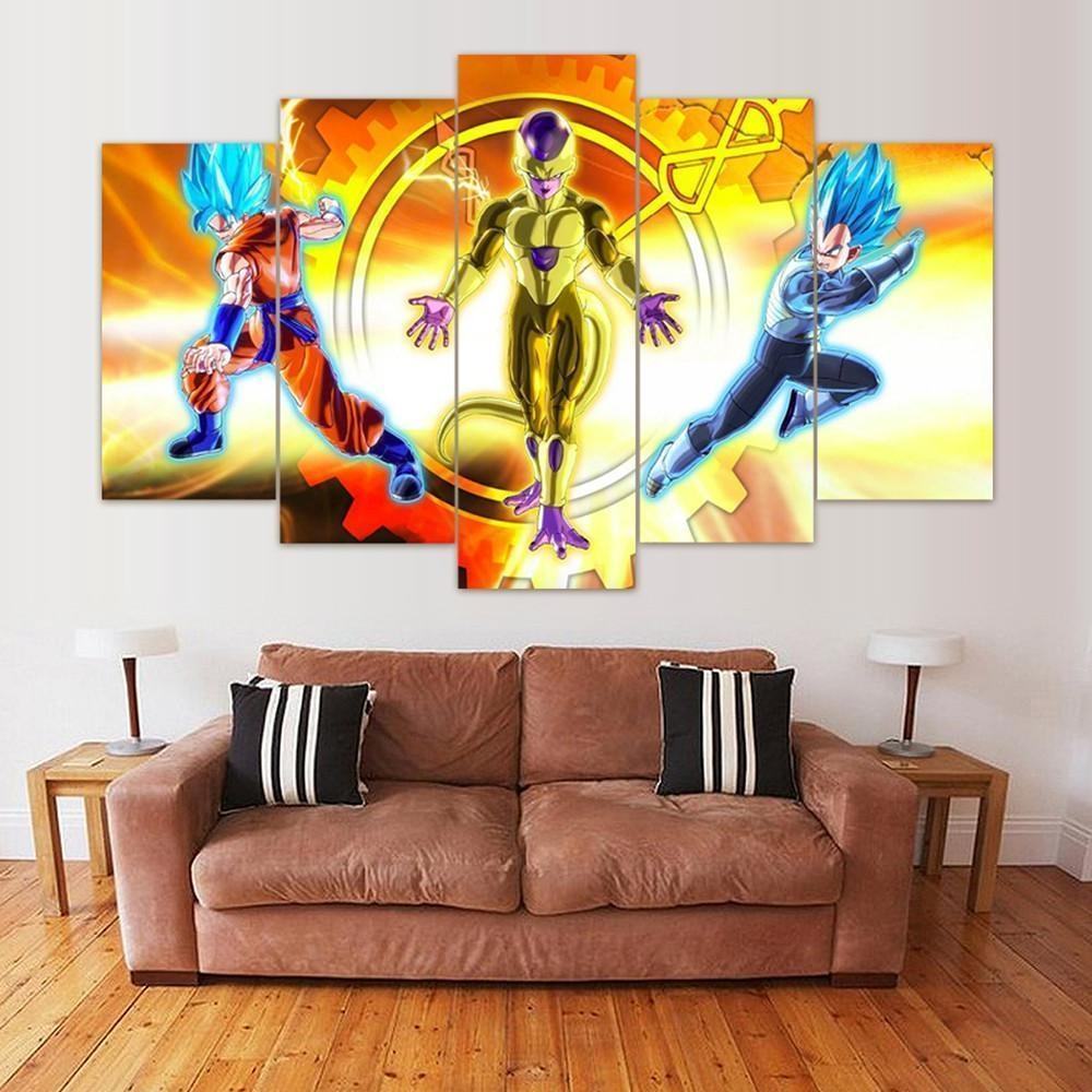 The Enemy Of My Enemy Is My Friend Dbz Anime Leinwandbilder Kunstdrucke  