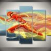 The Flash Running Painting Movie Leinwandbilder Kunstdrucke Rahmen