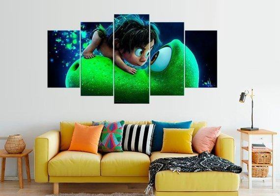 The Good Dinosaur Karikatur Leinwandbilder Kunstdrucke Rahmen